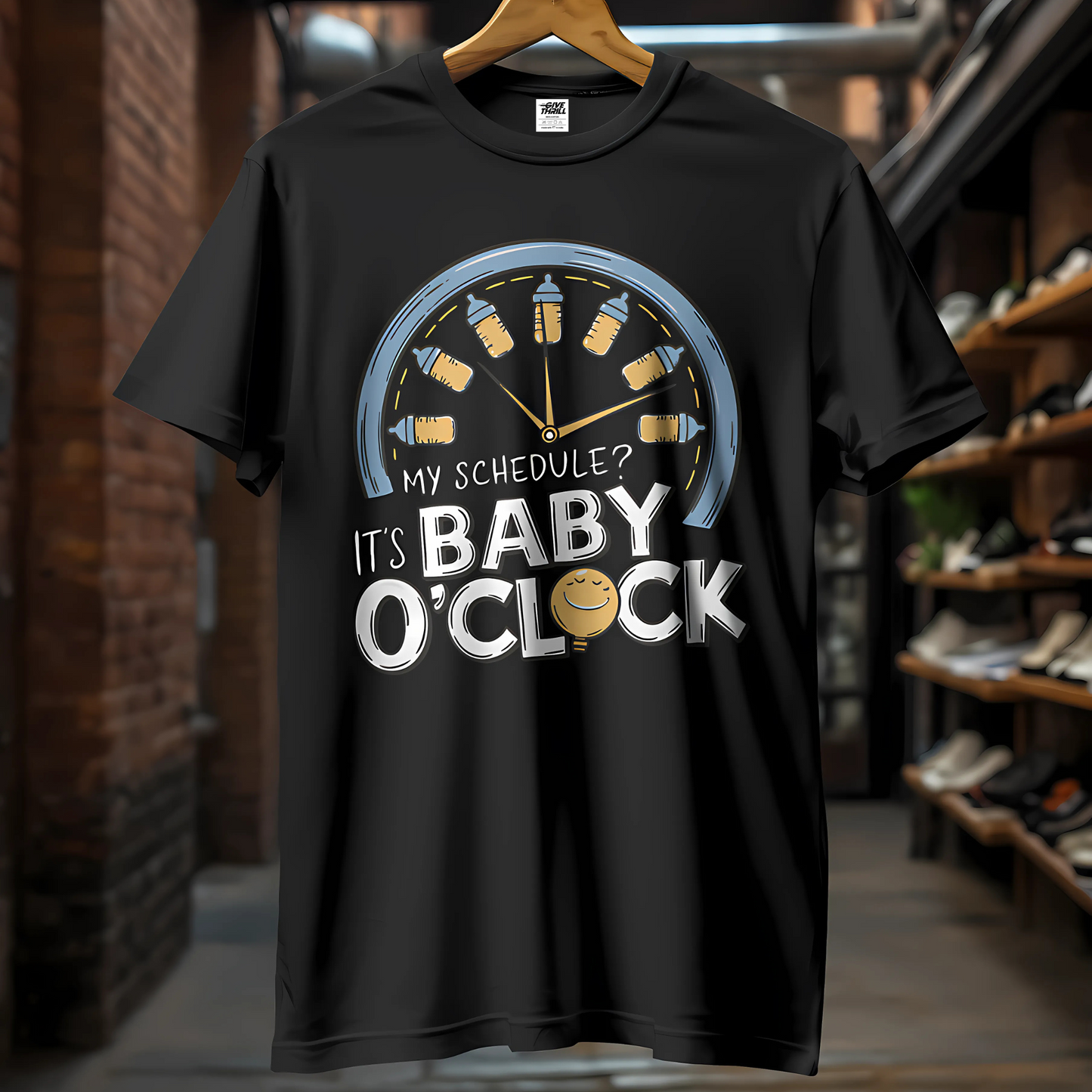 Baby O'clock Unisex Half Sleeve T-Shirt