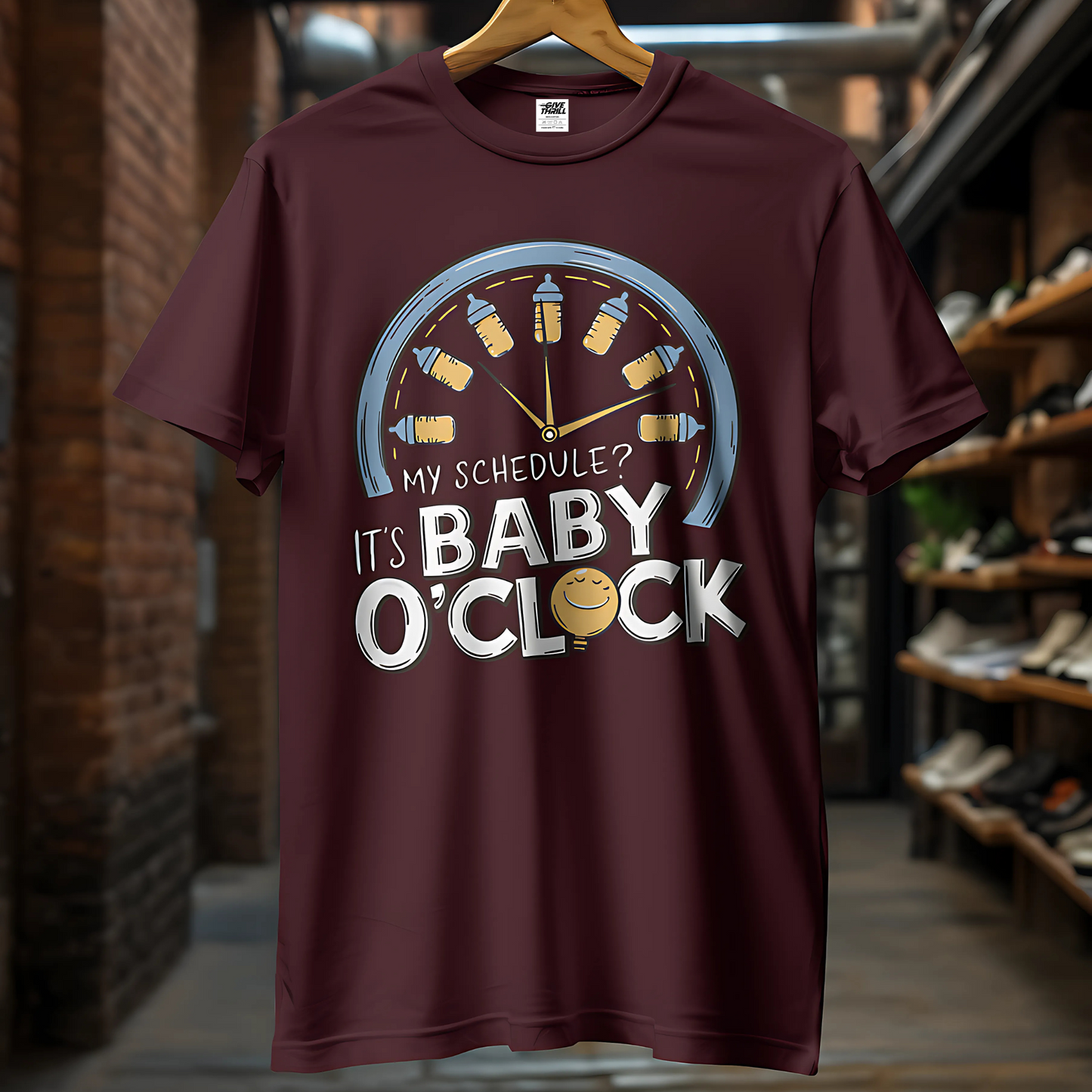 Baby O'clock Unisex Half Sleeve T-Shirt