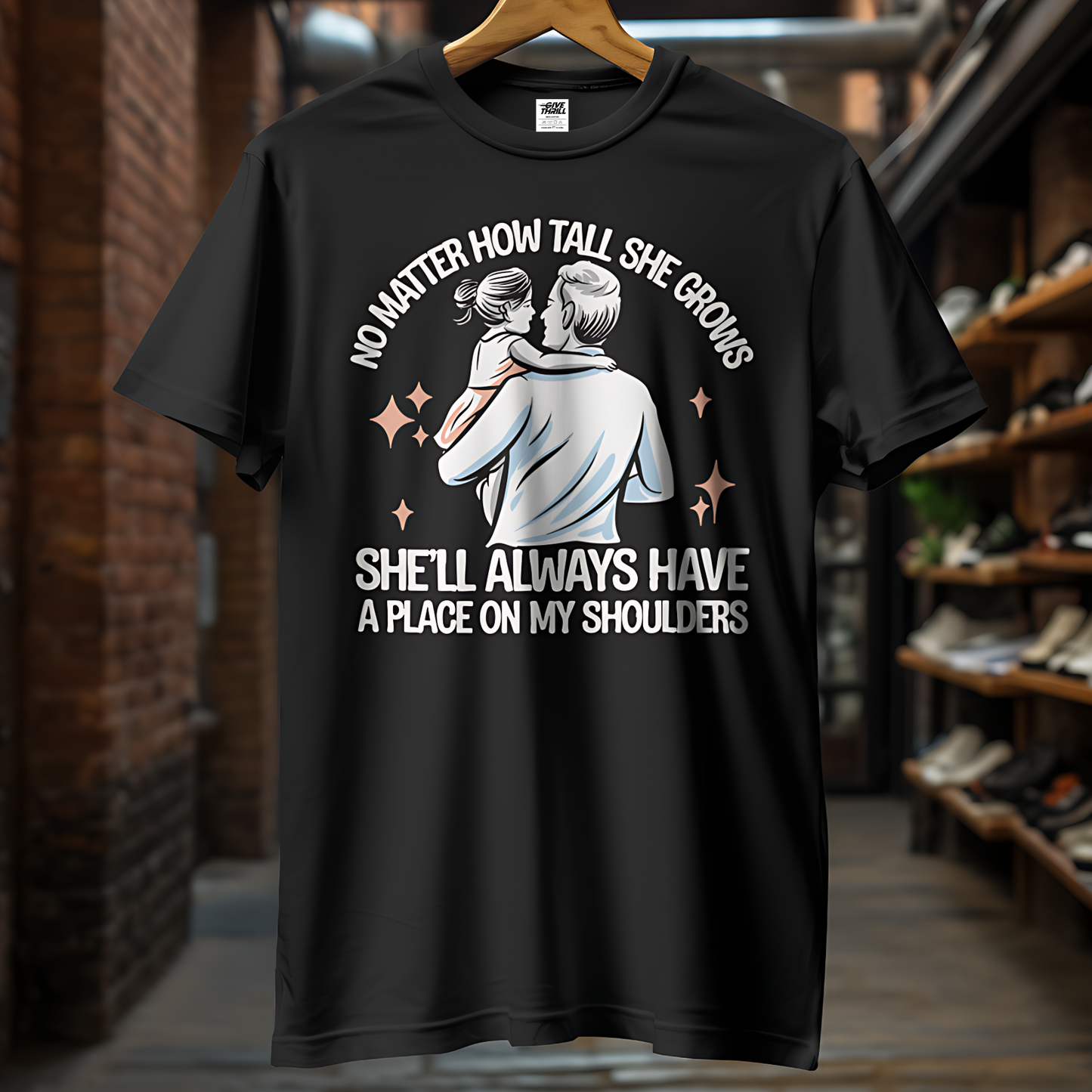 Always on My Shoulders- Half Sleeve T-Shirt