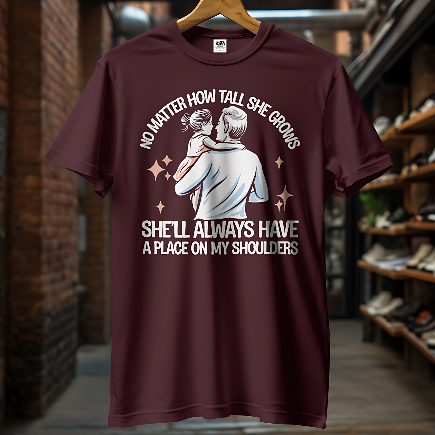 Always on My Shoulders- Half Sleeve T-Shirt