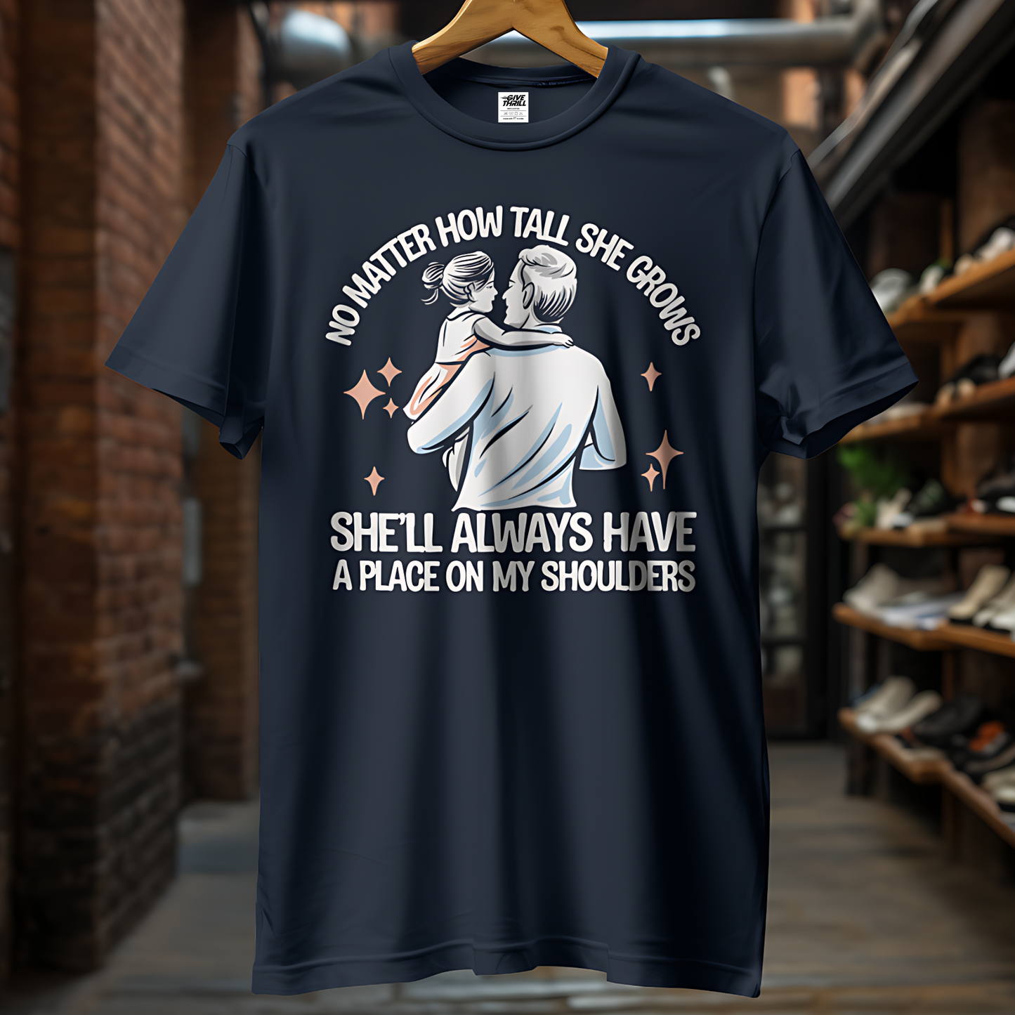 Always on My Shoulders- Half Sleeve T-Shirt
