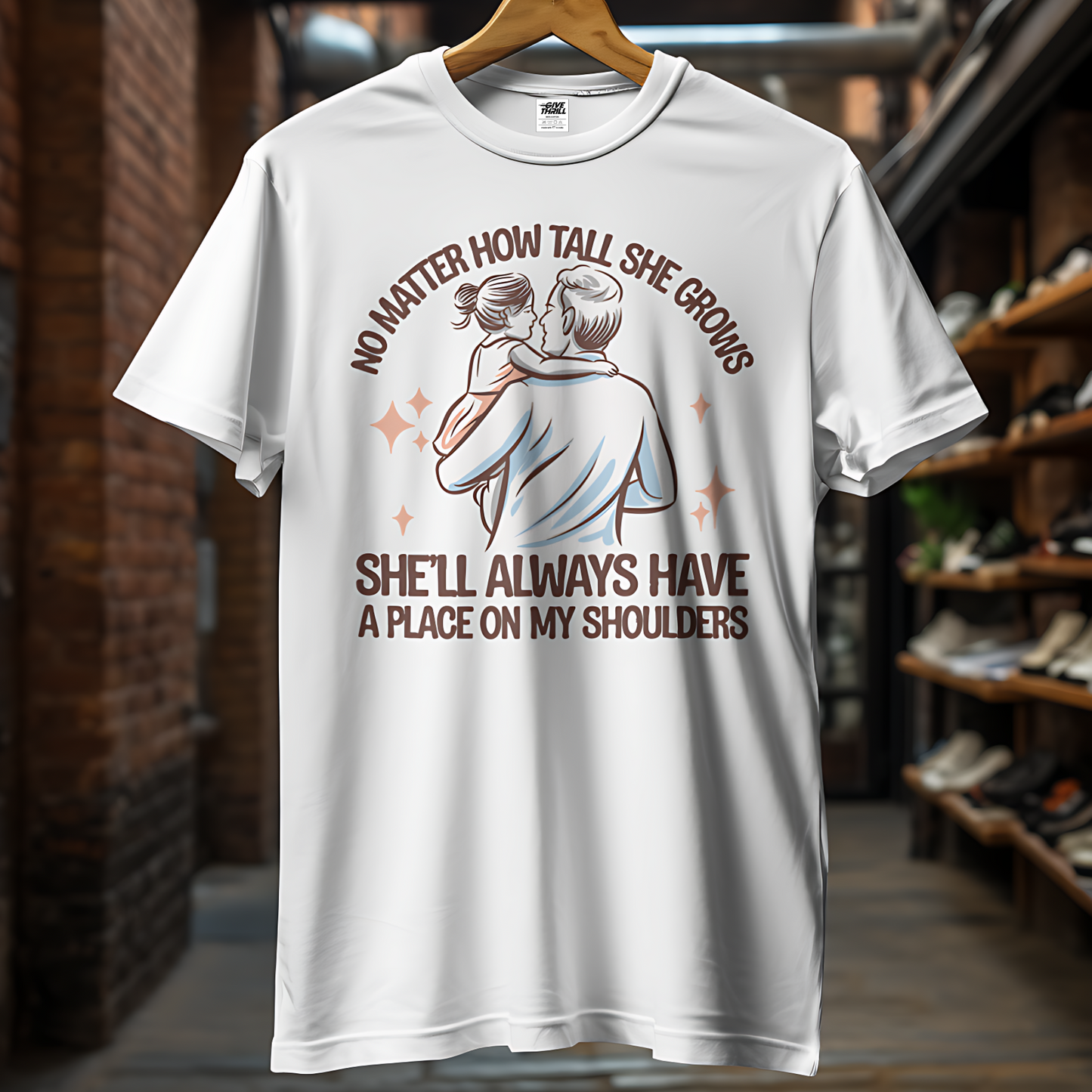 Always on My Shoulders- Half Sleeve T-Shirt
