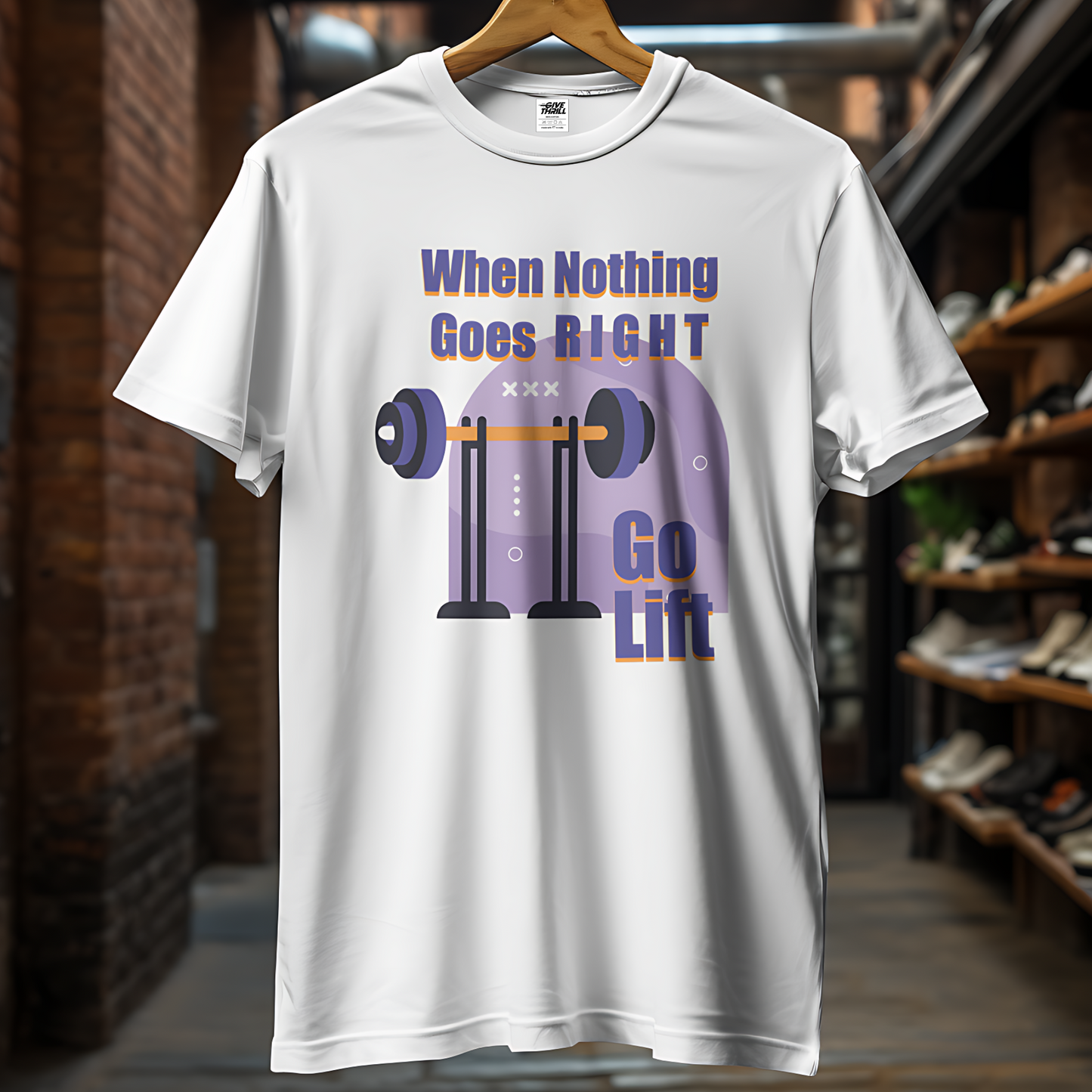 Lift Off Unisex Half Sleeve T-shirt