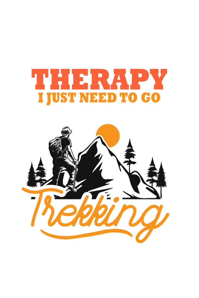 Trek Therapy Unisex Half Sleeve T-Shirt