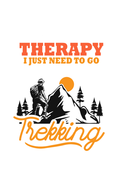 Trek Therapy Unisex Half Sleeve T-Shirt