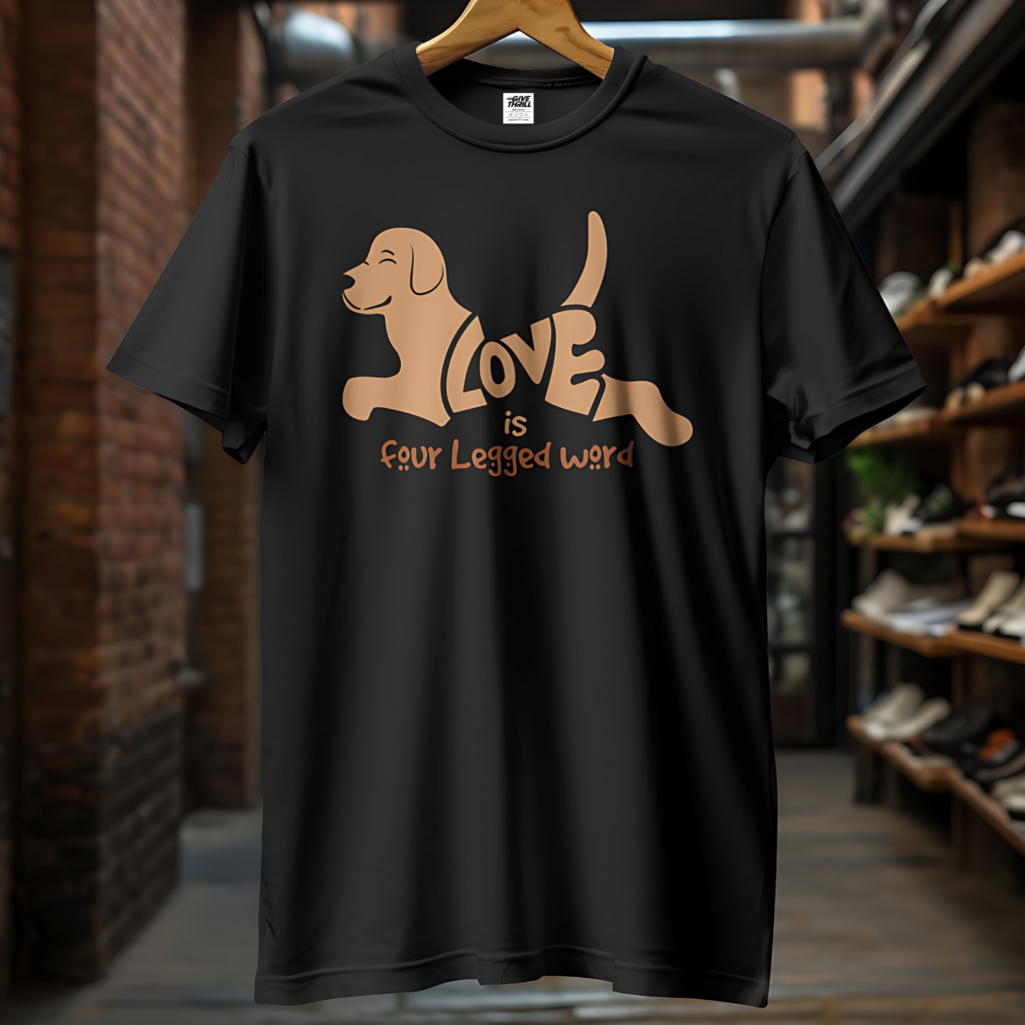 Four-Legged Love - Unisex Half Sleeve T-Shirt