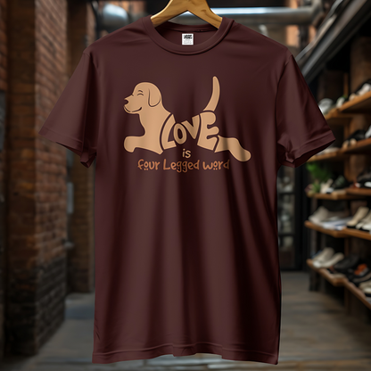 Four-Legged Love - Unisex Half Sleeve T-Shirt