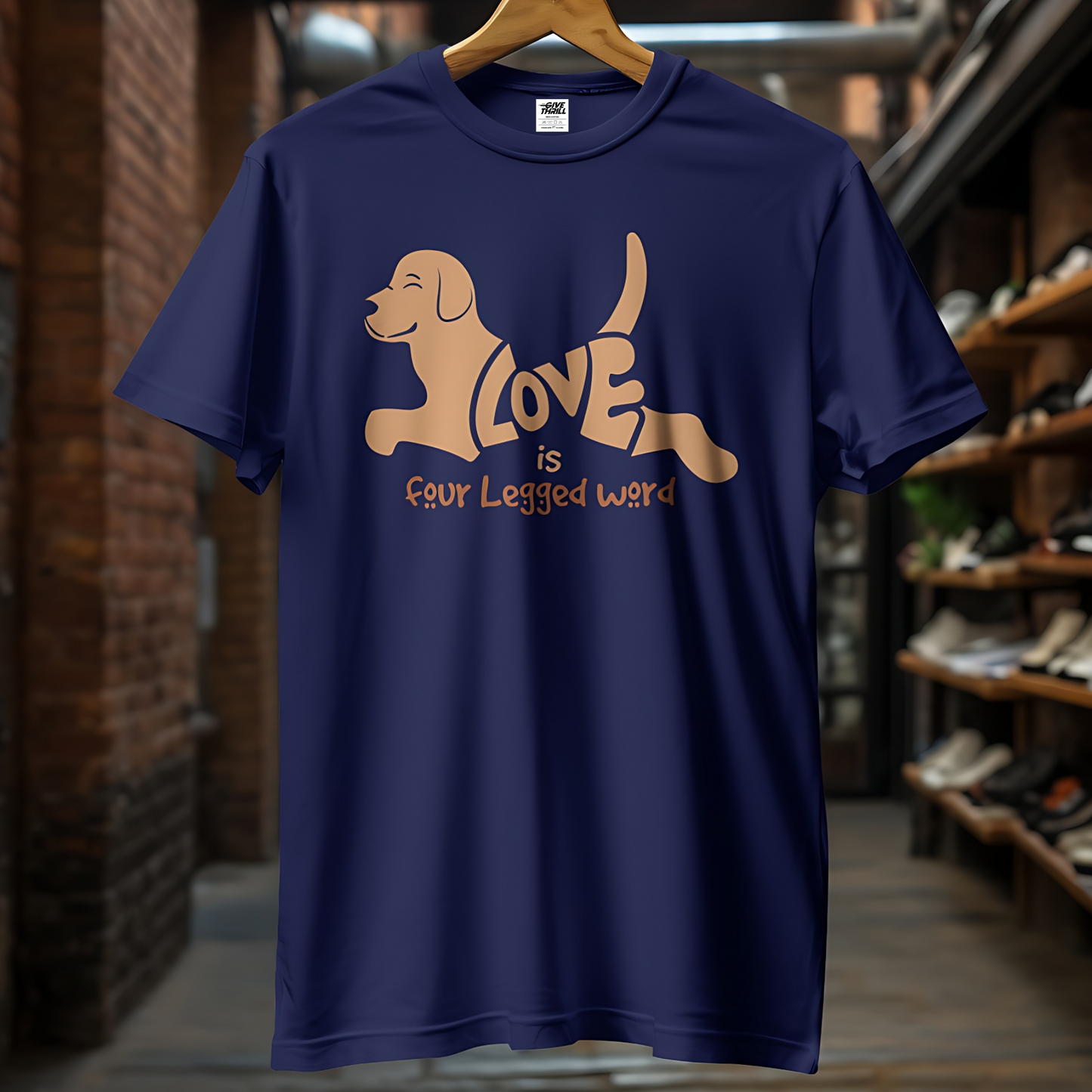 Four-Legged Love - Unisex Half Sleeve T-Shirt