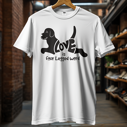 Four-Legged Love - Unisex Half Sleeve T-Shirt