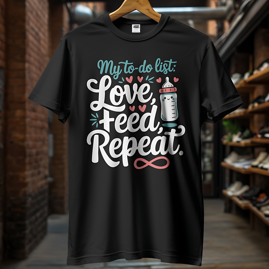 Love, Feed, Repeat Unisex Half Sleeve T-Shirt