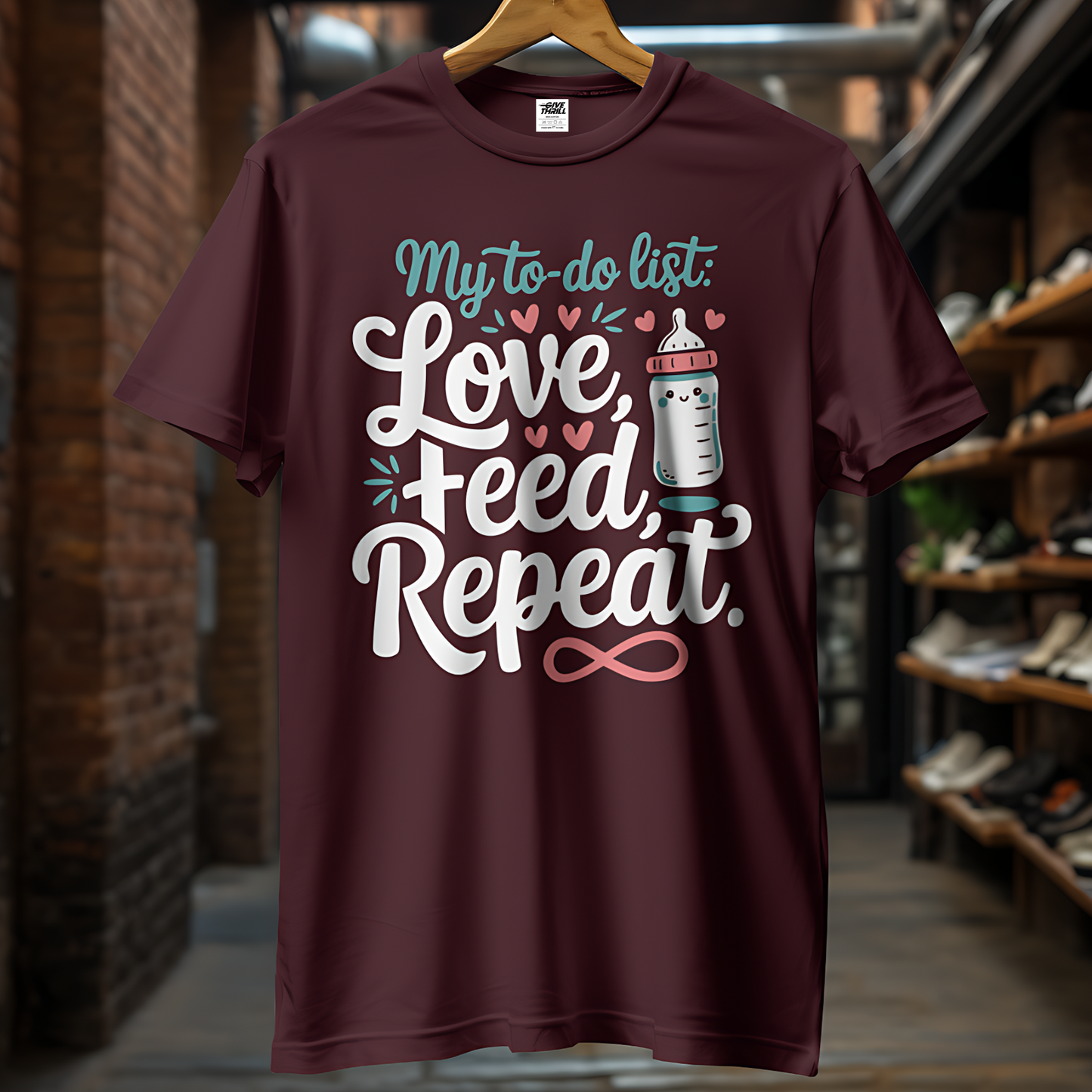 Love, Feed, Repeat Unisex Half Sleeve T-Shirt