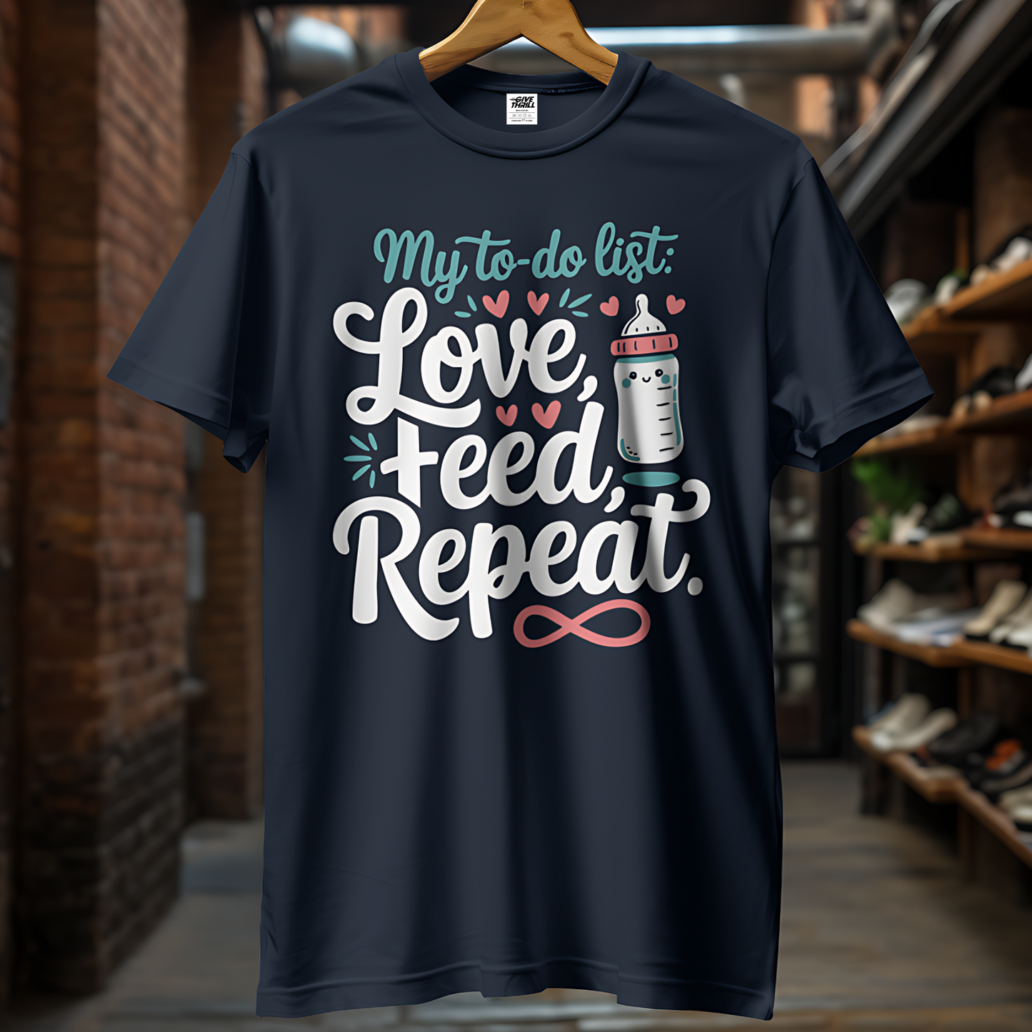 Love, Feed, Repeat Unisex Half Sleeve T-Shirt
