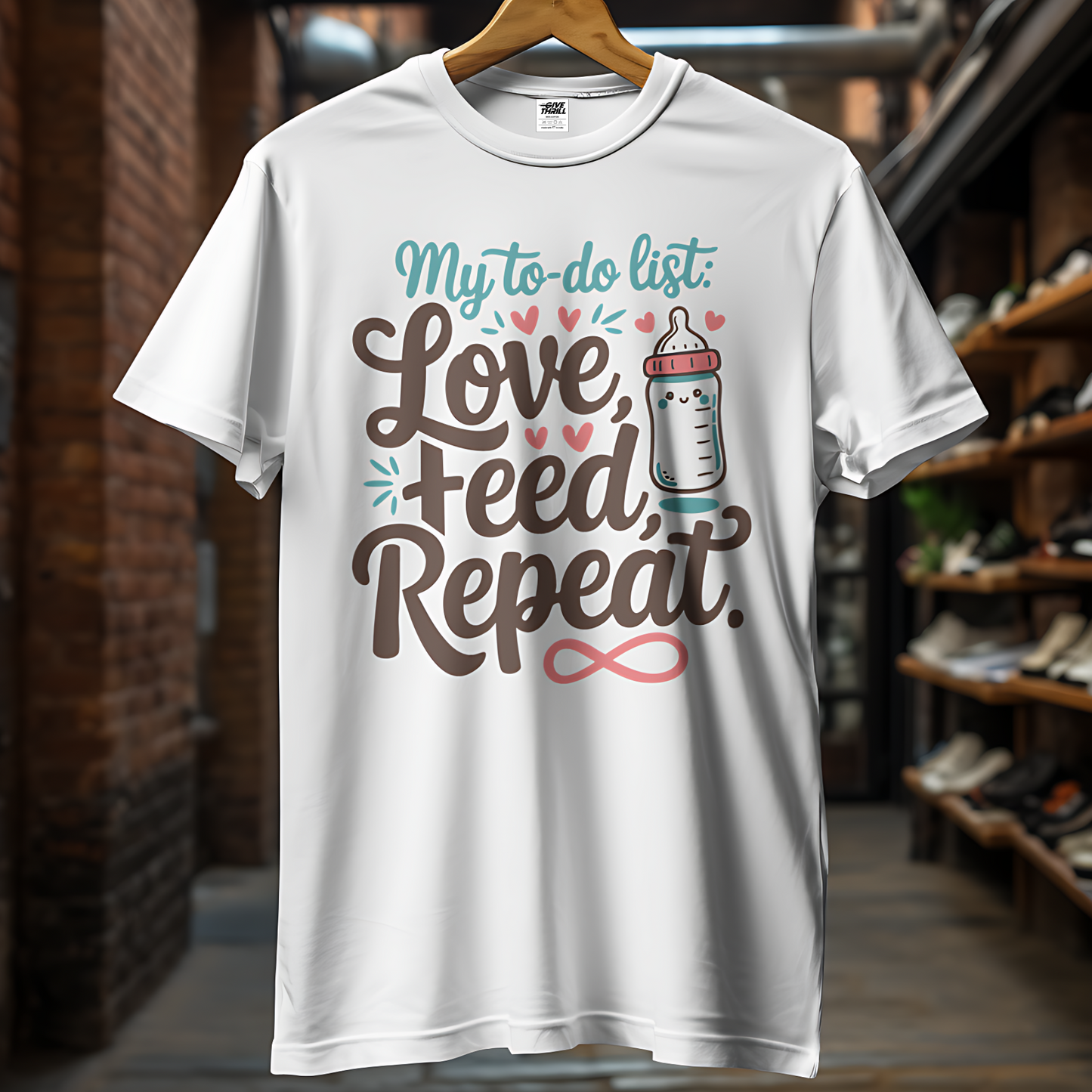 Love, Feed, Repeat Unisex Half Sleeve T-Shirt