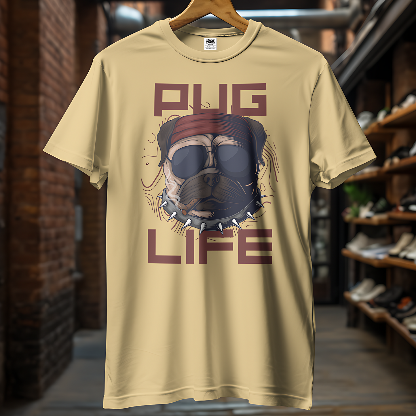 Pug Life - The Boss Vibes Unisex Half Sleeve T-Shirt