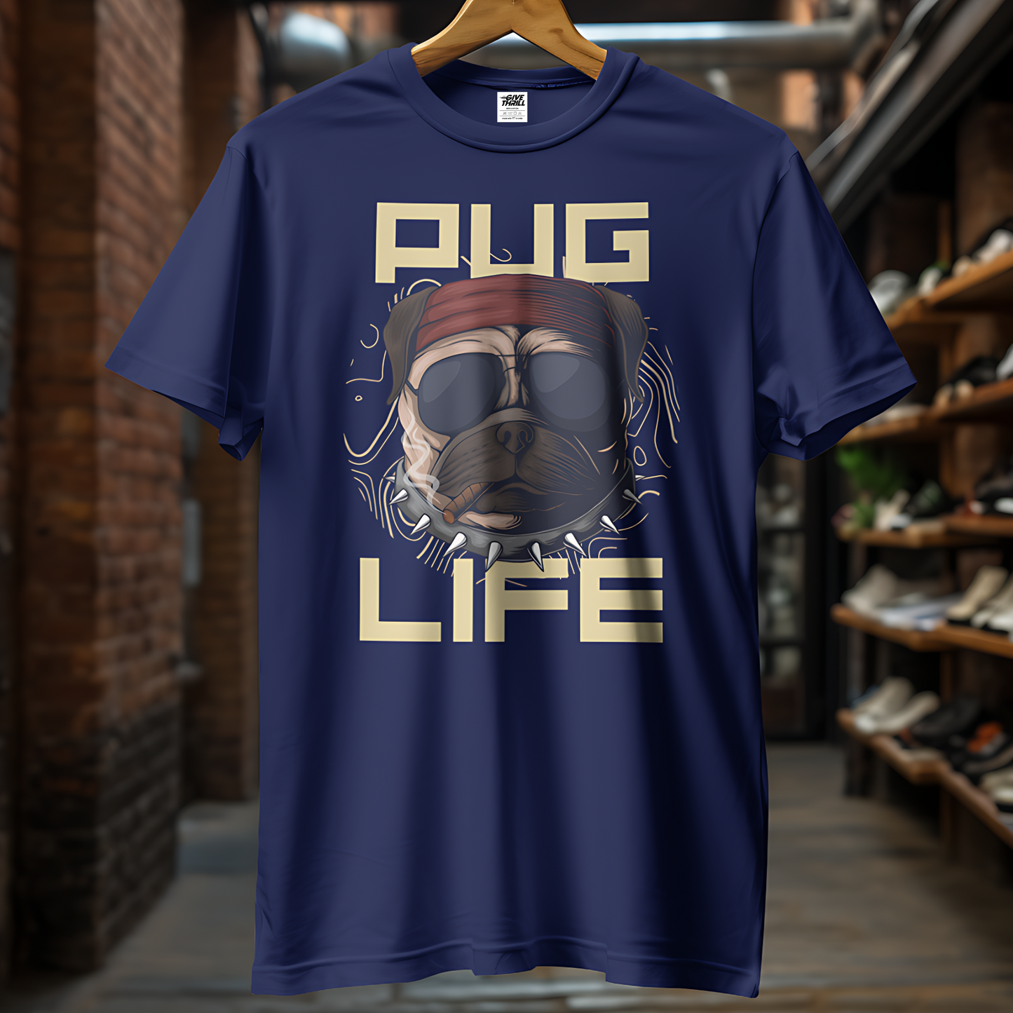 Pug Life - The Boss Vibes Unisex Half Sleeve T-Shirt