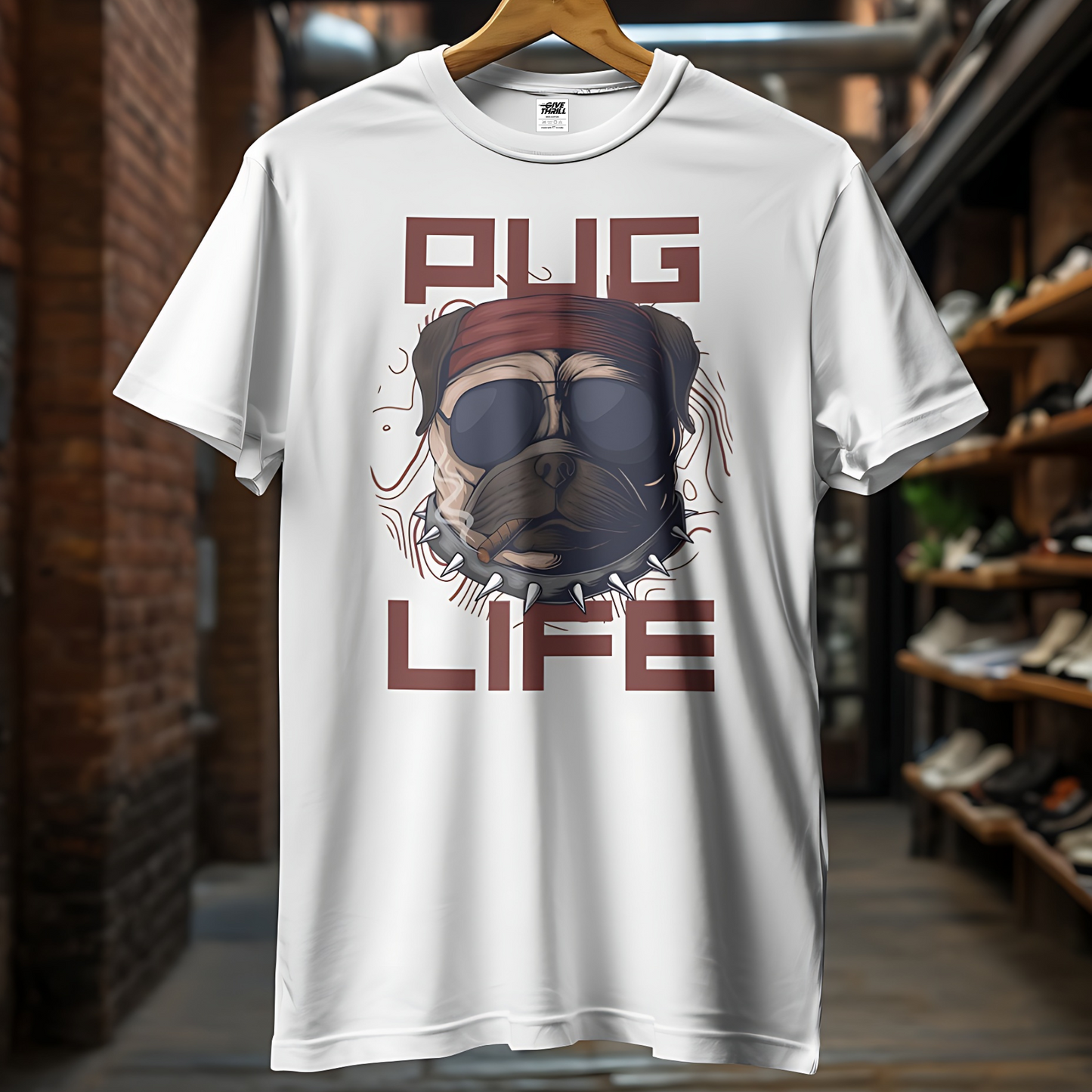 Pug Life - The Boss Vibes Unisex Half Sleeve T-Shirt