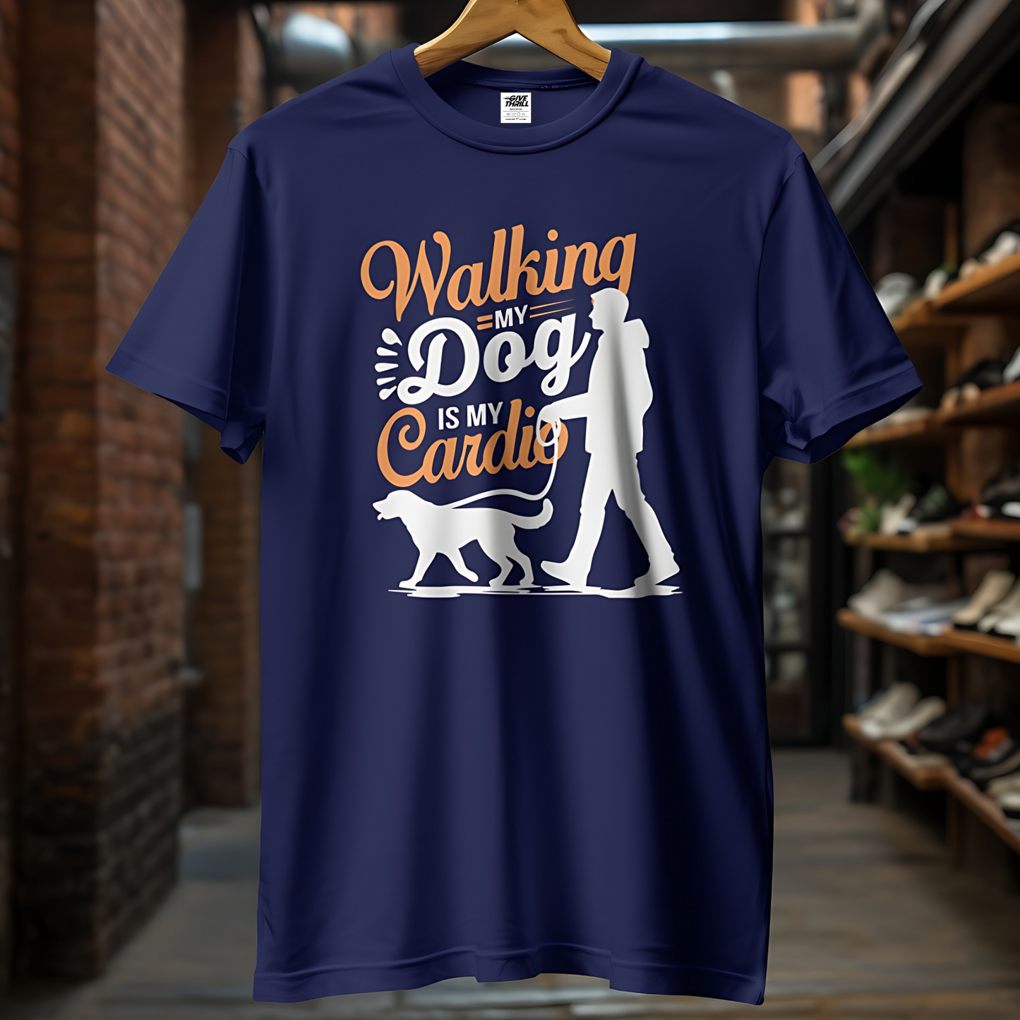 Walking Buddy Unisex Half Sleeve T-Shirt